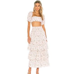 Never worn, WeWoreWhat matching Paloma Skirt & top. Size S skirt & size M top.